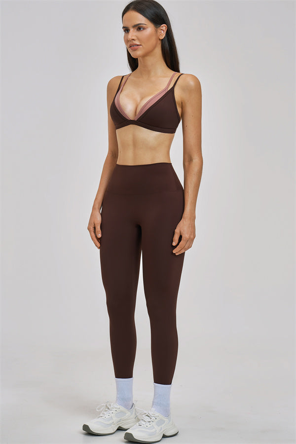 The Seraphine Layered V Sports Bra