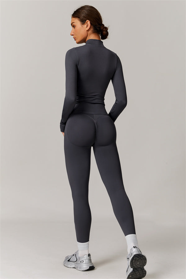 The Nova Luxe Jacket Sports Bra Leggings 3-Piece Set