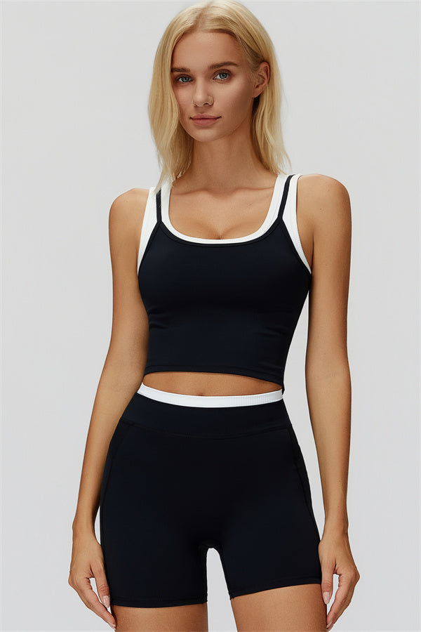 The Canyon Crop Tank Shorts 2-Piece Set