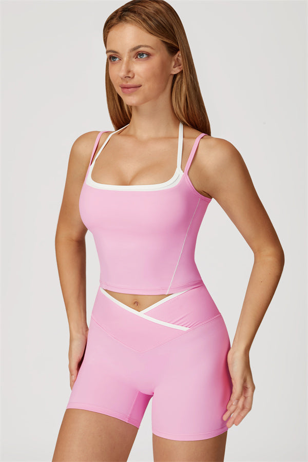 The Radiant Crop Top Shorts 2-Piece Set