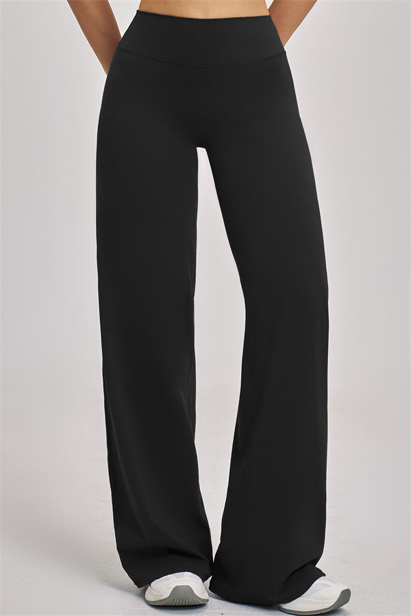 The Swoon Long Sleeve Crop top Flared Leggings 2-Piece Set