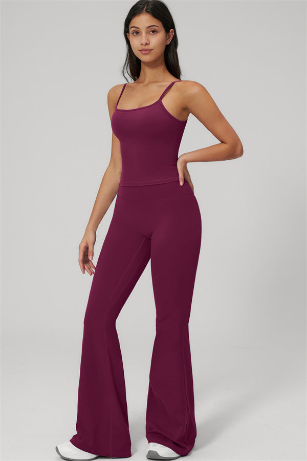 The Rapture Tank Top Flared Leggings 2-Piece Set