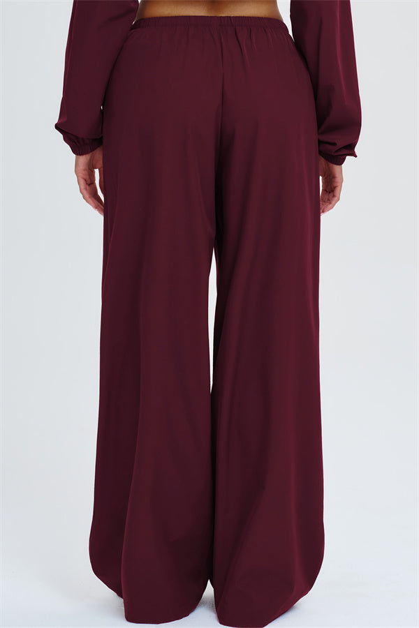The Svelte UV protection Crop Hoodie Sweatpants 2-Piece Set