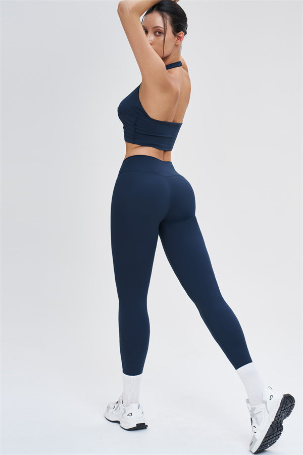 The Stride Crop Top Isabella Leggings 2-Piece Set