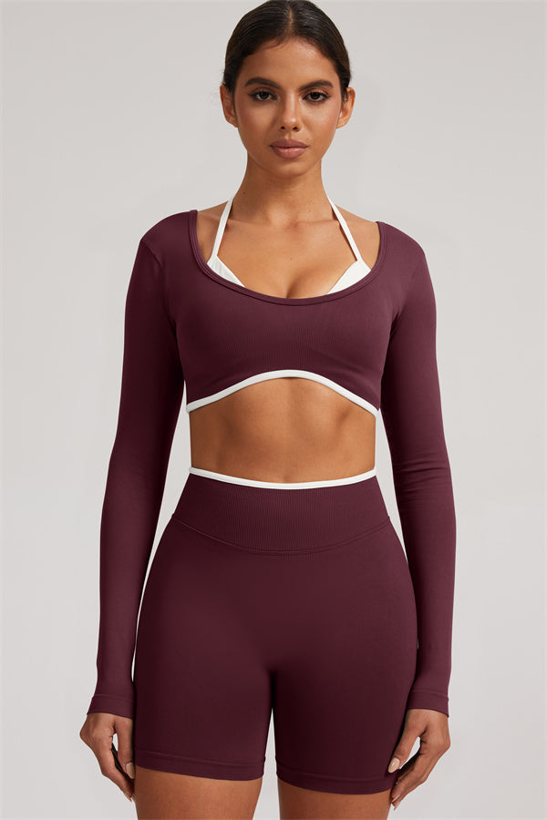The Elevate Long Sleeve Crop top