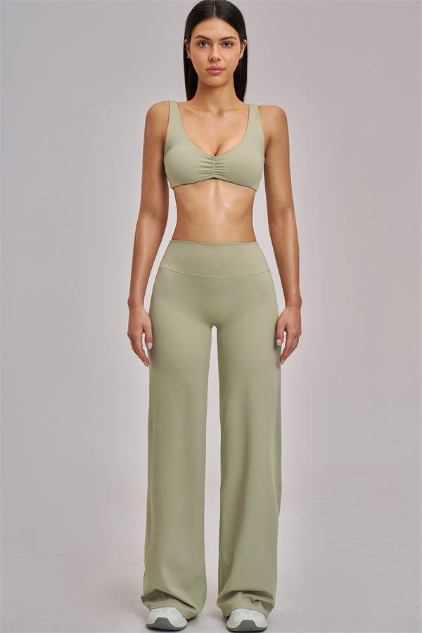 The Swoon Sports Bra Flared Leggings 2-Piece Set