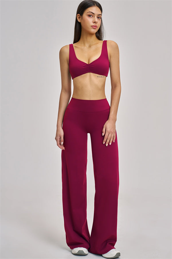 The Swoon Sports Bra Flared Leggings 2-Piece Set