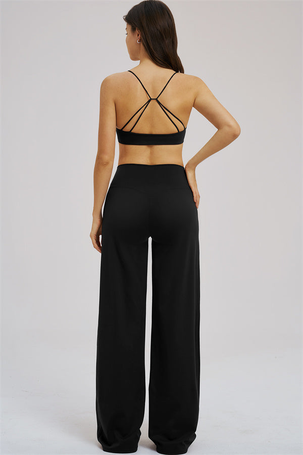 The Mosaic Sports Bra Straight Leg Pants 2-Piece Set
