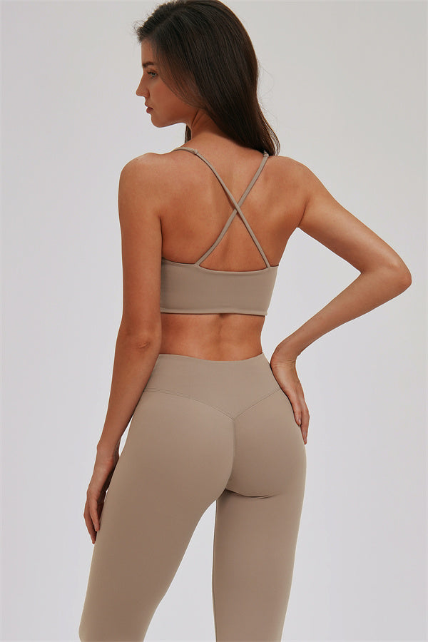 The Kinetic Cross Back Sports Bra Leggings 2-Piece Set