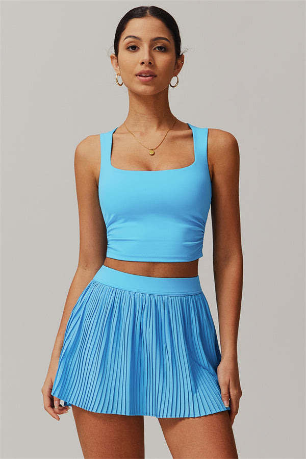 The Balance Crop Top Tennis Skirt 2-Piece Set