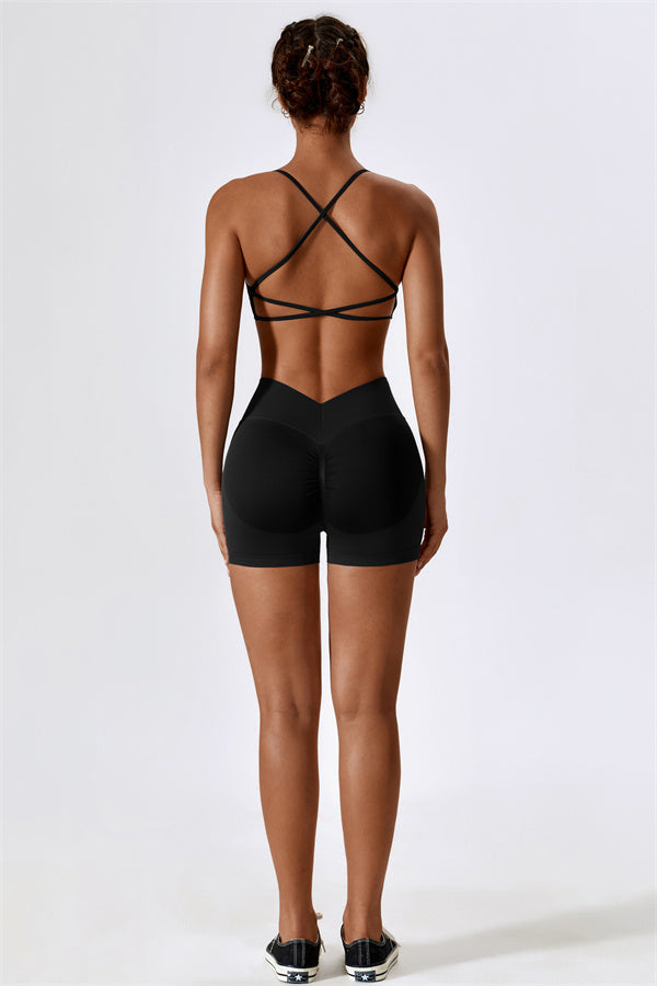 Nova Luxe Sports Bra Shorts 2-Piece Set