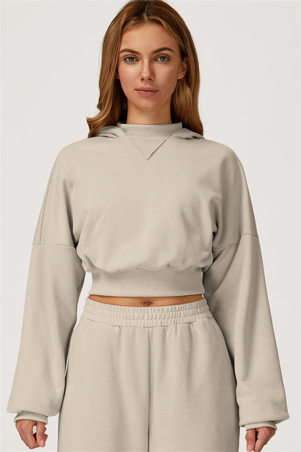 The Axis Crop Hoodie