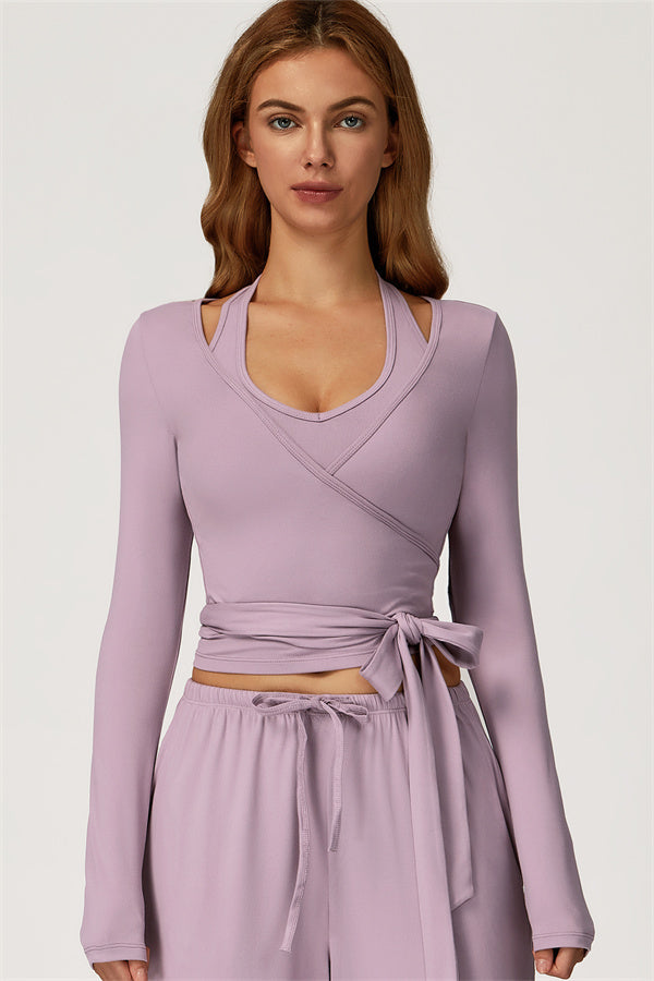 The Sprint Long Sleeve Crop Top