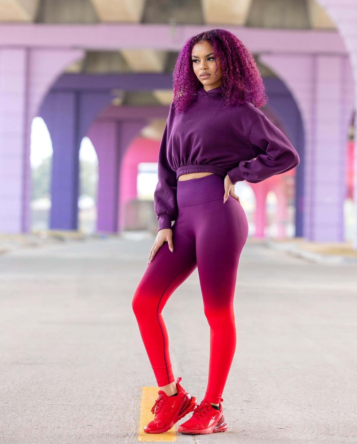 Ombre Contour Leggings