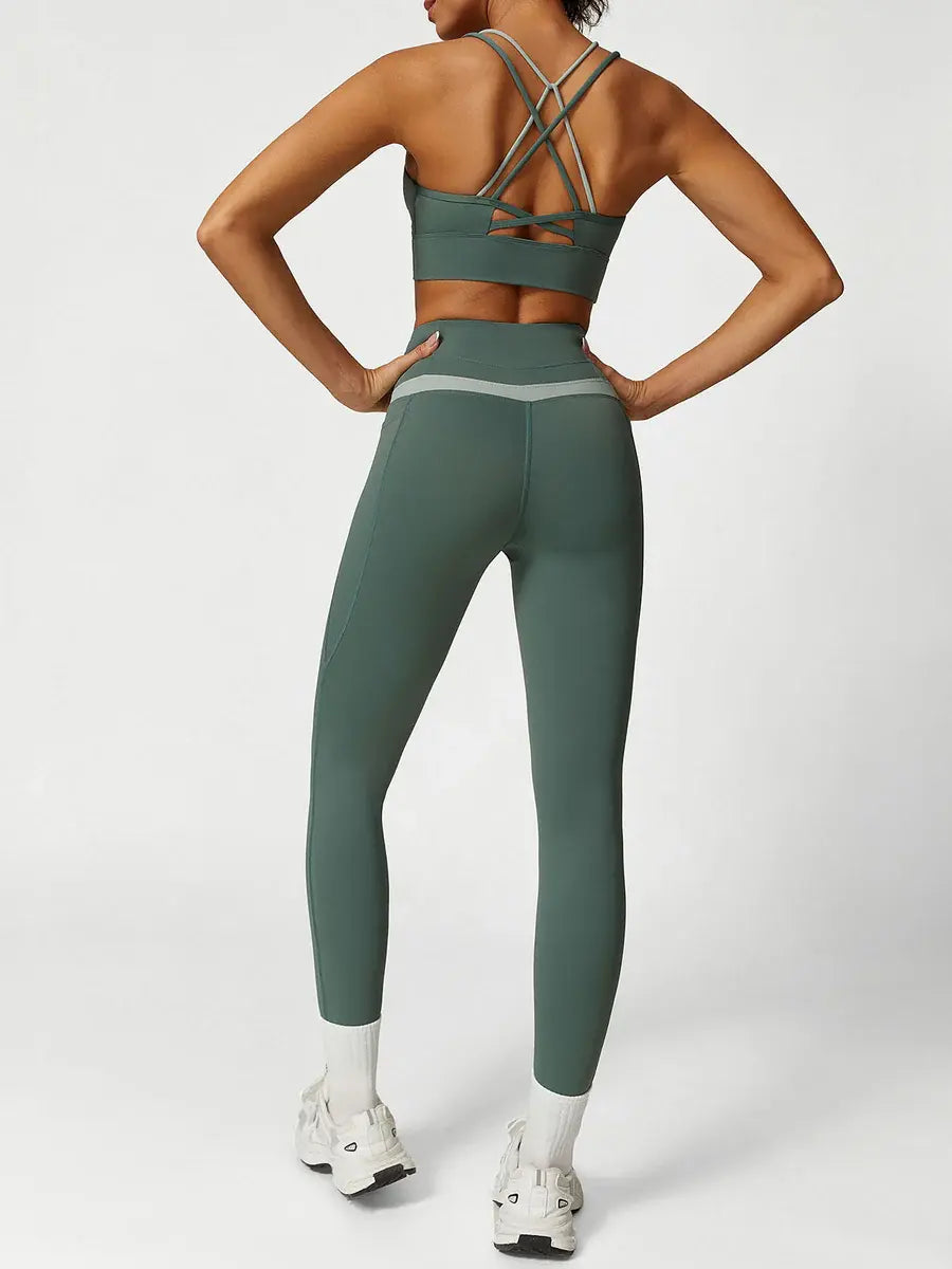 Contour Flex Two-Tone Leggings